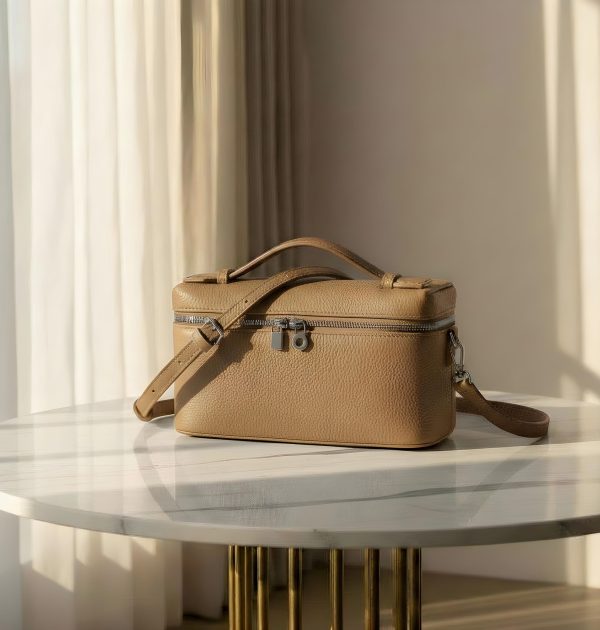 Stylish PU Leather Mini Vanity Crossbody Bag